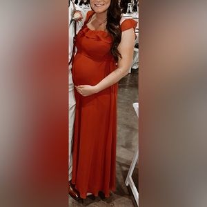 Rust Bridesmaid Dress